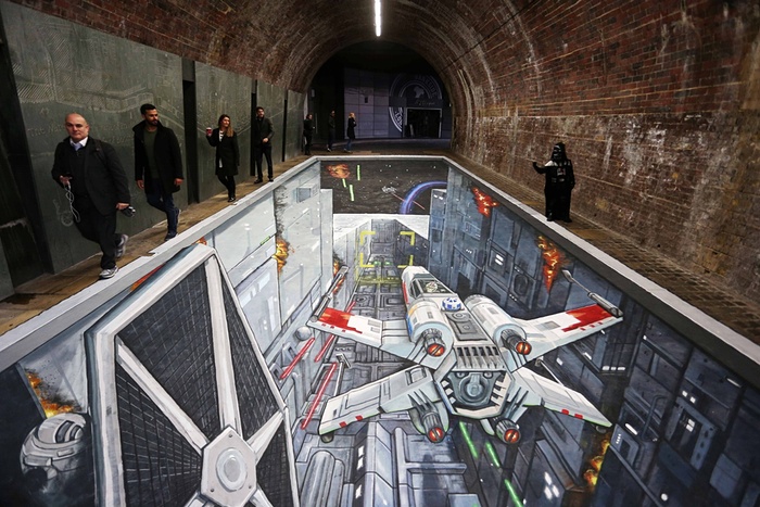 Star Wars 3D Street Art
